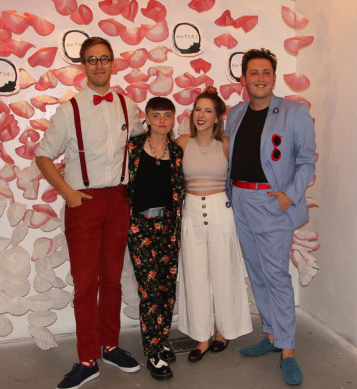 (L-R) Sam Hood Adrain, Eliah Eason, Ana Cristina Schuler and James Clements | photo by Joe Pietropaolo (c) WWTNS at 